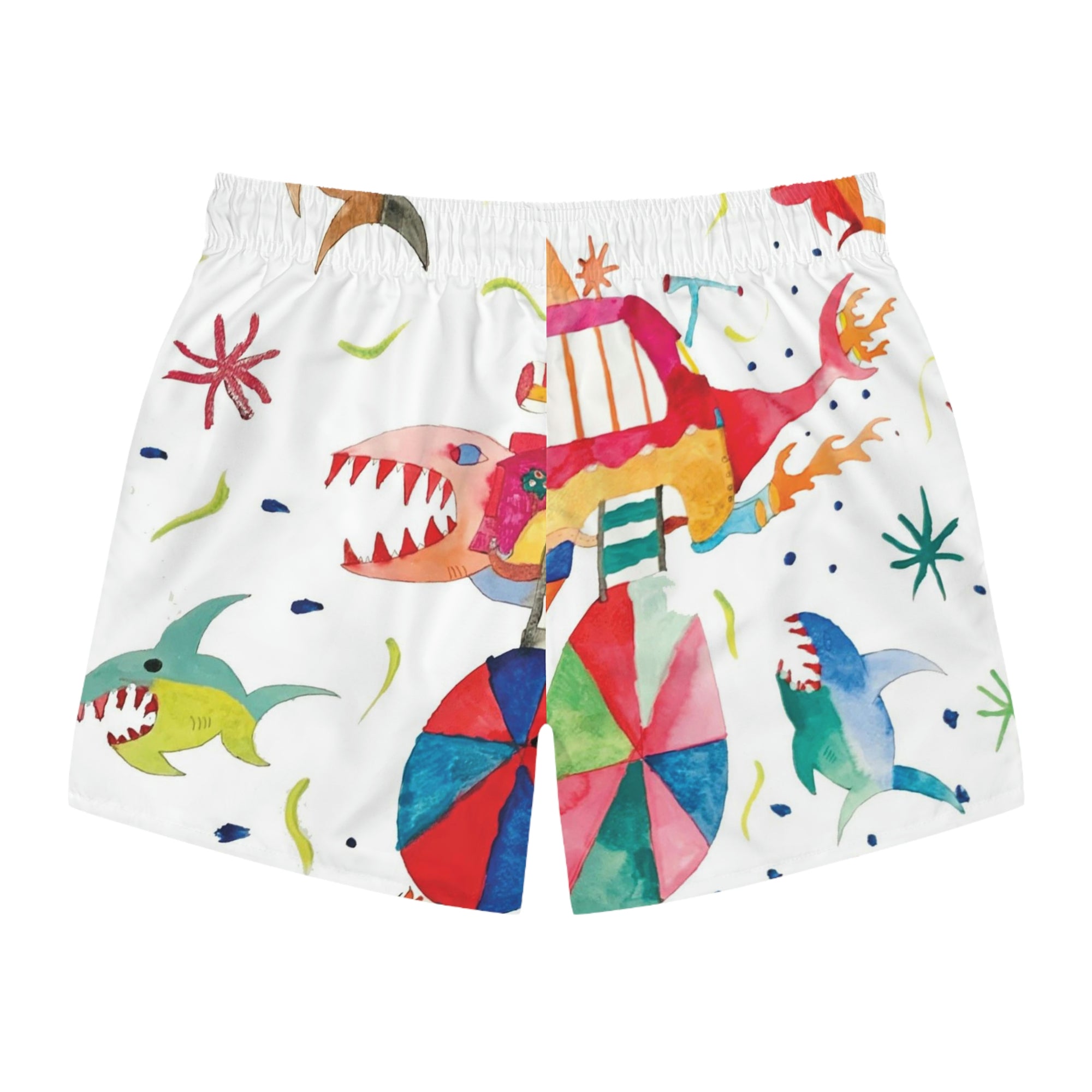 SharkParty Swim Trunks