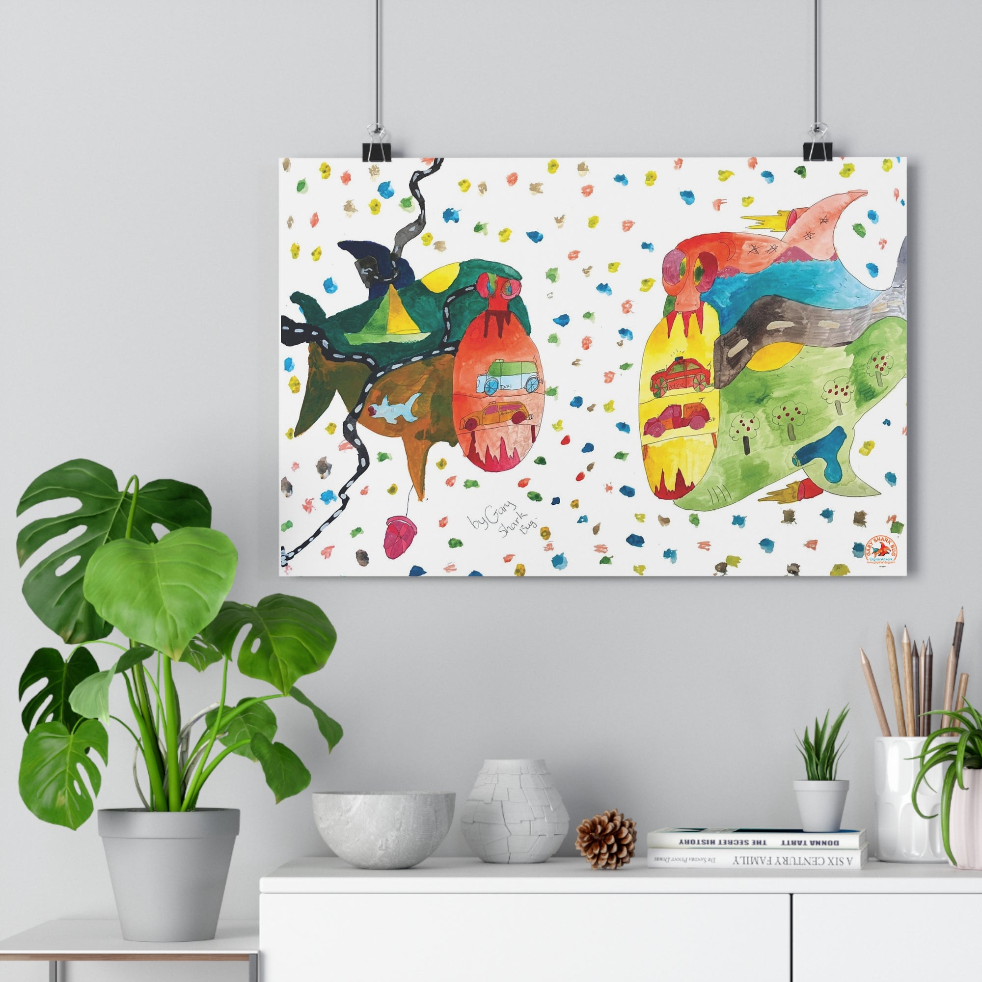 TwoSharks Giclée Art Print