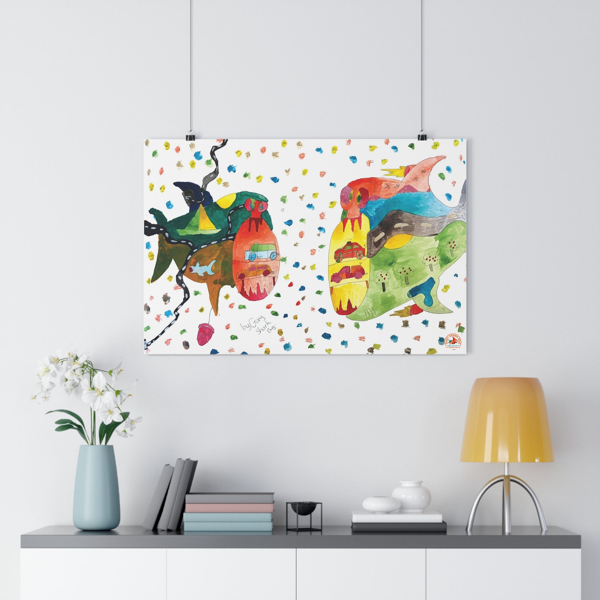 TwoSharks Giclée Art Print