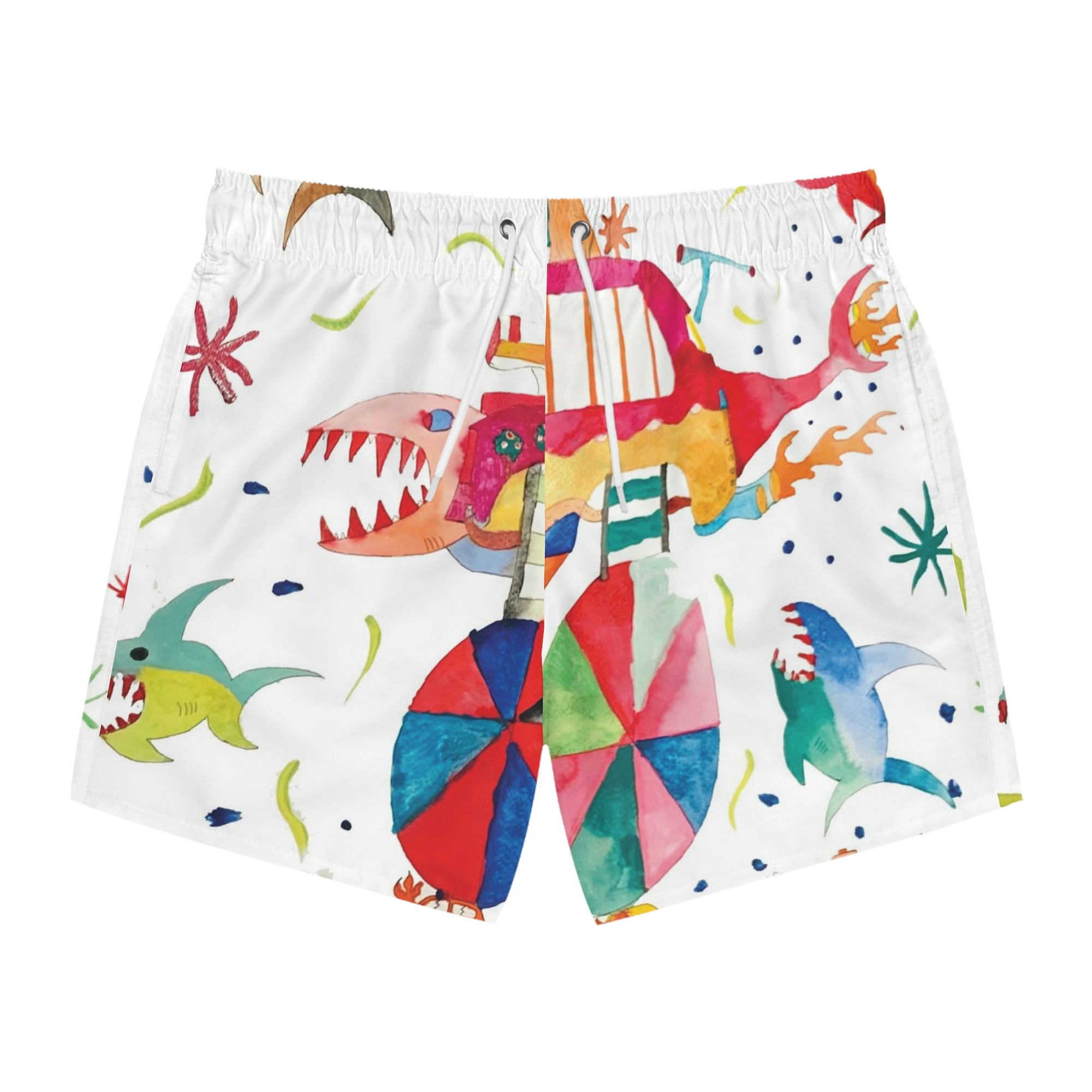 SharkParty Swim Trunks