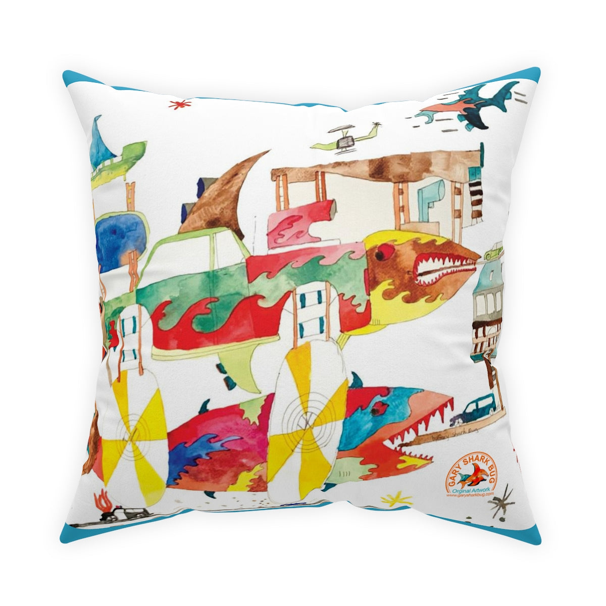 SharkHotel Broadcloth Pillow